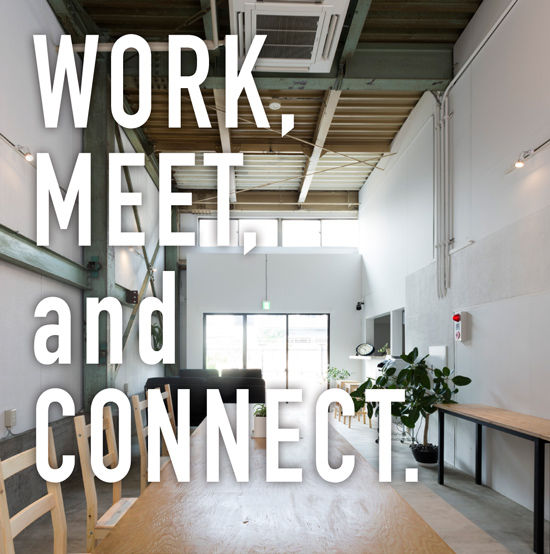 WORK, MEET, and CONNECT.
